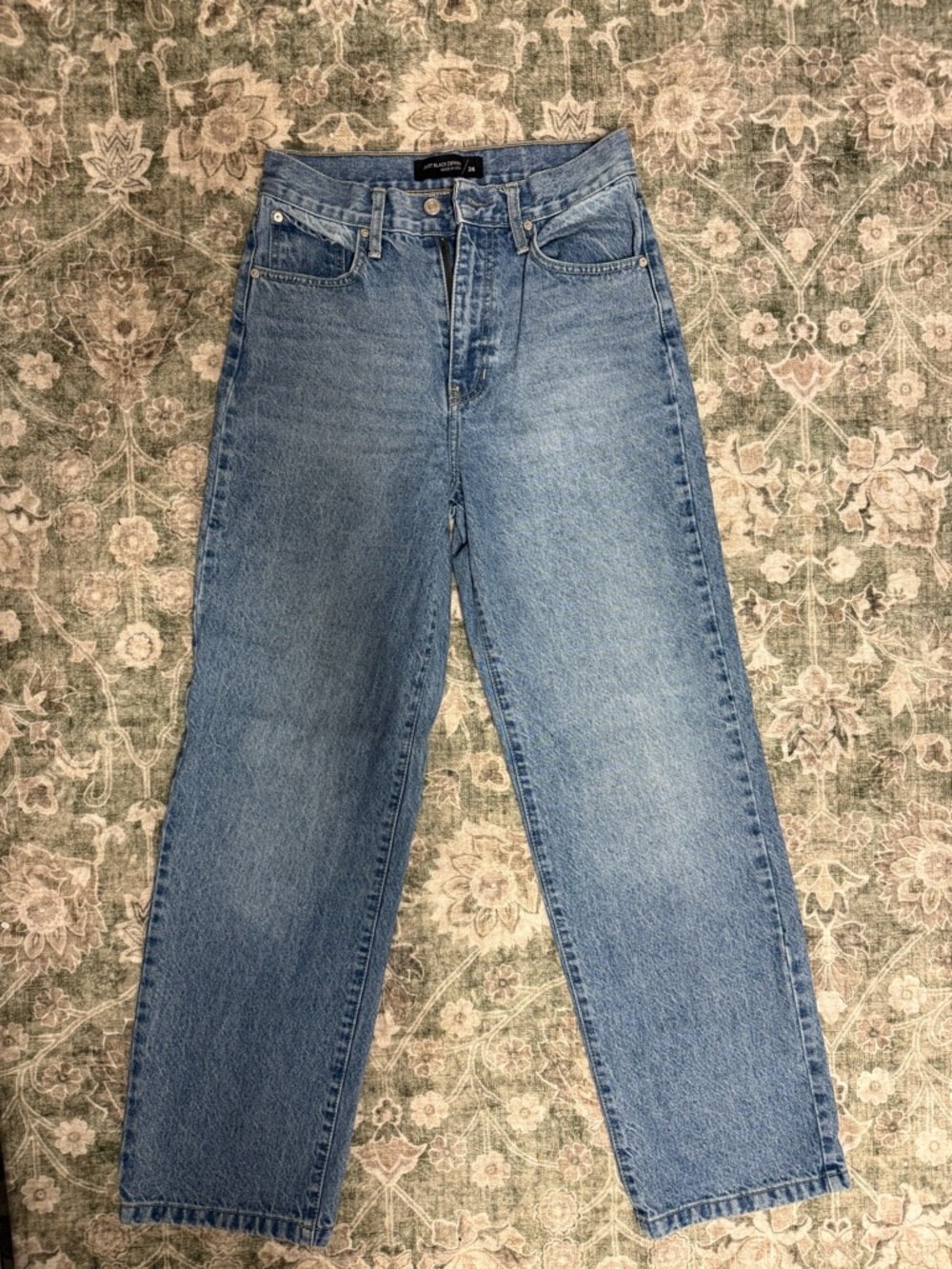 Just Black Denim Medium Wash Jeans - High Rise